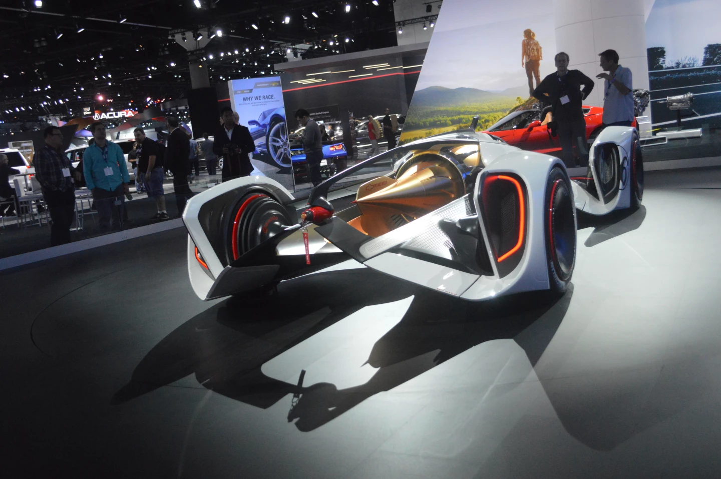 Chevy scorches the virtual track with the laser-powered Chaparral 2X